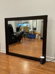 Large Square Mirror Home Decor