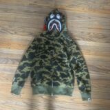 BAPE 1st Camo Shark Full Zip Hoodie