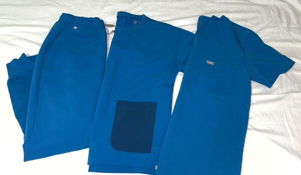 G SCRUBS SET -Blue (S-XS)