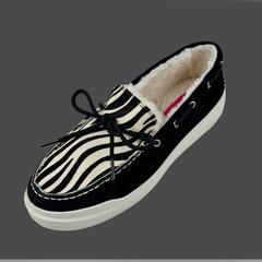 Cole Haan Women's Black Grandpro Ralley Fur Lined loafers Size 9