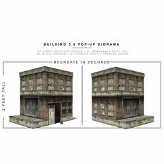 Pop-Up Building Diorama 1/12 Scale