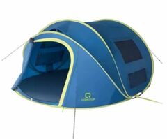 4-Person Camp Tent, Automatic Setup Pop Up Tent