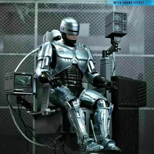 Hot Toys MMS203 Robocop with Mechanical Chair