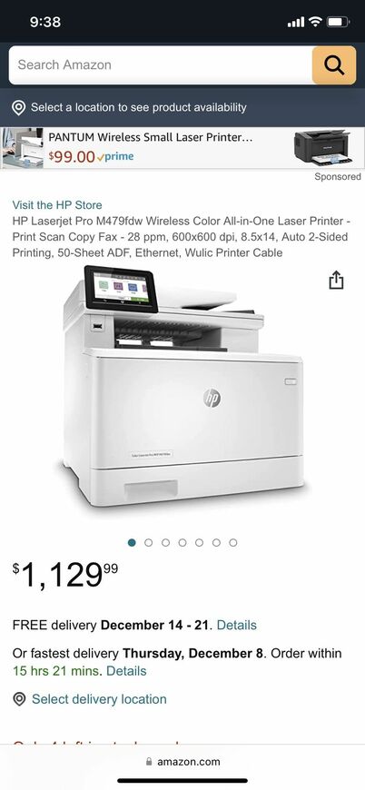 HP- LASER JET PRO PRINTER