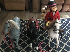Our Generation Bundle Horses Doll Stable