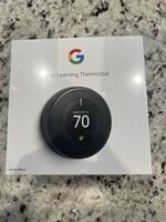 Nest Thermostat - Mirror Black