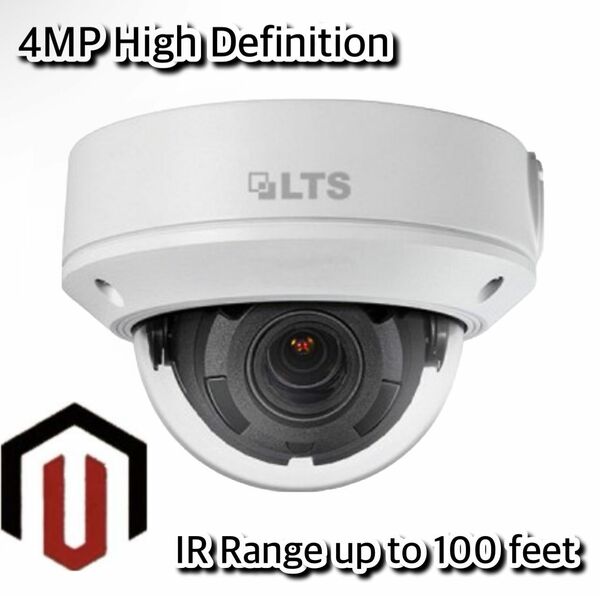 Platinum Network Vandal Dome IP Camera - 4MP