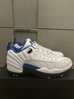 Men's Size 9- Air Jordan 12 Golf Low White Game Royal (NEW in BOX)