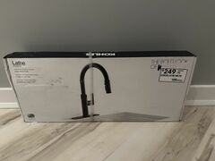 Kohler Matte Black Single Handle Kitchen Faucet