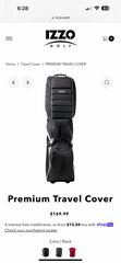 Izzo Premium Travel Cover Bag