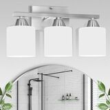 3-Light Bathroom Light Fixture Over Mirror