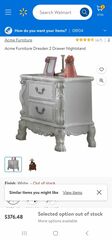 Acme Gorsedd 2-Drawer Wooden Nightstand DRESEN COLLECTION