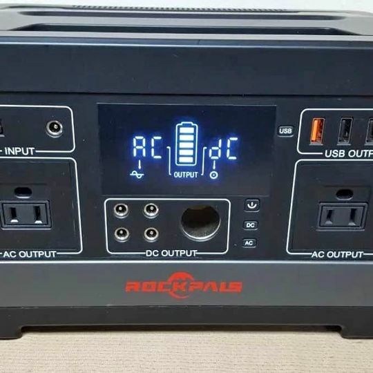 ROCKPALS 500 [Updated Version] Portable Solar Generator | Portable Power Station
