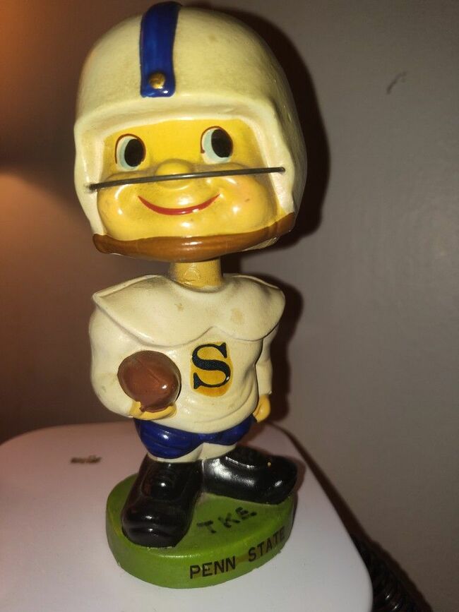 PENN STATE 1962 VINTAGE BOBBLEHEAD + 2 Free Bobbleheads.