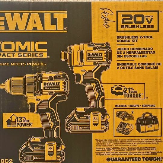 Dewalt 20v Tools Combo Kit