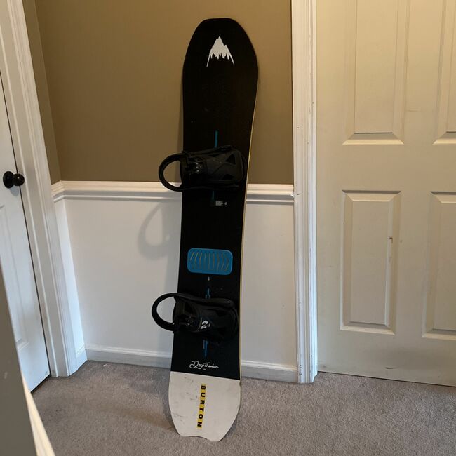burton snowboard with step in bindings