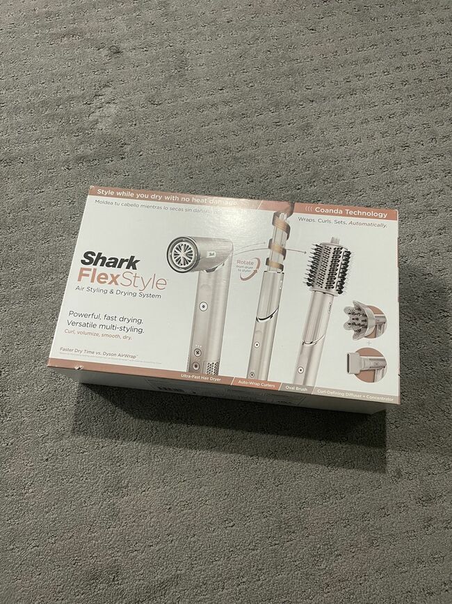 shark flexstyle hair blow dryer and multi-styler