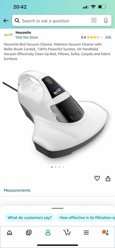 Housmile Bed Vacuum Cleaner