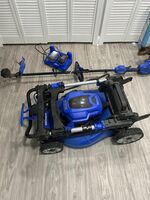 Kobalt Lawn Mower And Weed Waker Cordless