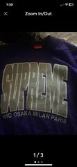 Men  Supreme sweatshirt