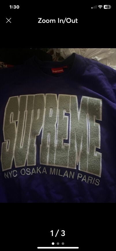 Men  Supreme sweatshirt