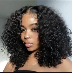 250% Density13x4 Deep Wave Lace Front Wigs Human Hair For Women Short Bob Wigs Glueless Hd Lace Front Wigs Human Hair Pre Plucked With Baby Hair Natur