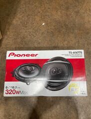 Pioneer TS- A1677S a-Series 6.5 3- Way Coaxial 320 Watts Peak Power Car Audio Speakers