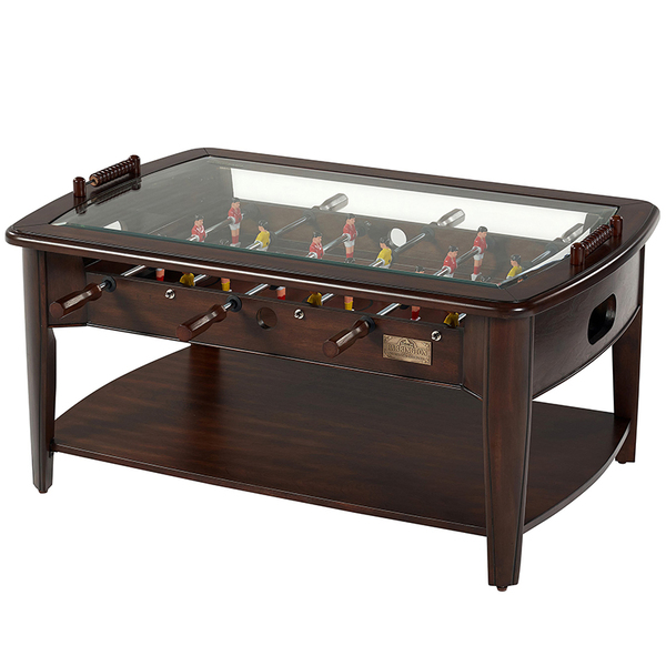 Barrington 42" Furniture Foosball Soccer Coffee Table, Brown