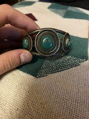 Antique Navajo Old Pawn Turquoise Cuff