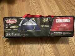 Coleman 6-Person Camping Tent Sun Dome