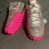 OFF-WHITE NIKE Waffle Racer Black/white/fuschia