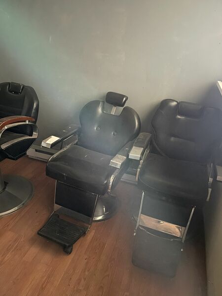 3 Barbering Chairs