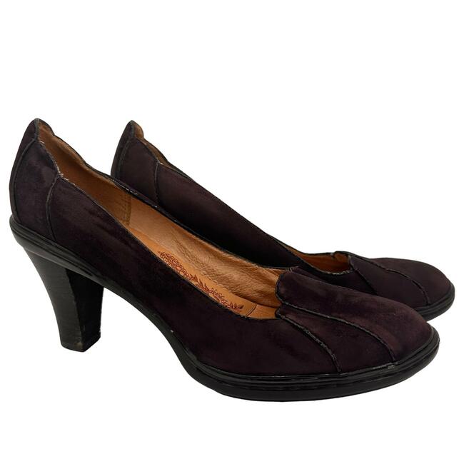 Sofft Teagan Purple Suede Leather Pumps Size 9.5