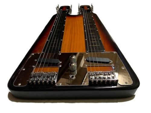 NEW 6/6 CUSTOM DOUBLE LAP STEEL SLIDE  GUITAR-WITH BEAUTIFUL INLAY