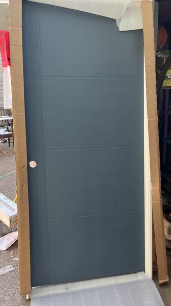 JELD-WEN 36” x 80” Right-Hand Hollow Core Colony Composite Interior Door Finished