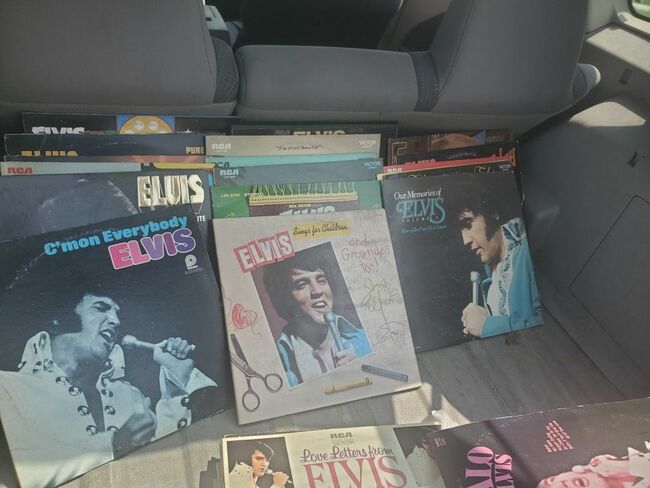 3 vintage original Elvis records