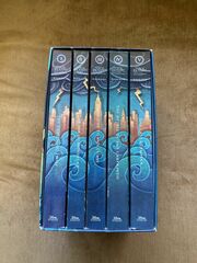 PERCY JACKSON and the Olympians Series RICK RIORDAN 5 Book Paperback Boxed Set
