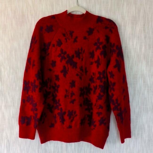 Liz Claiborne Chunky Fall Mock Neck Sweater Y2K Vintage Oversized