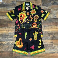 Casablanca Silk Short Set   Sz L   $200