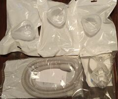 CPAP Supplies - ResMed Airift  F20 Mask, Hose, Extra Cushions