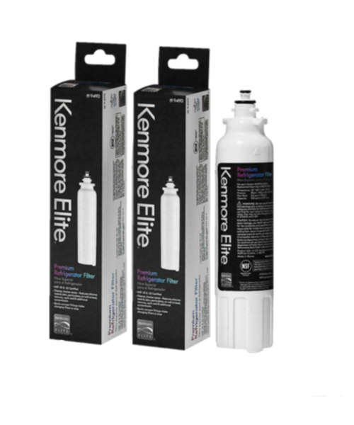 2 Pack Fit Kenmore Elite 9490 469490 46-9490 Refrigerator Replacement Water Filter