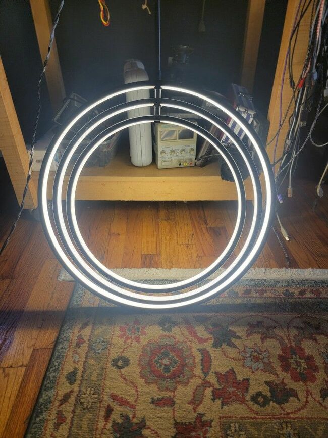 Origin 21 Irvington 3 Light Black ceiling Modern Contemporary LED Hanging chandelier Pendant Light