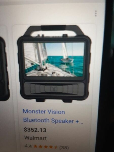 Monster Bluetooth Speaker TV