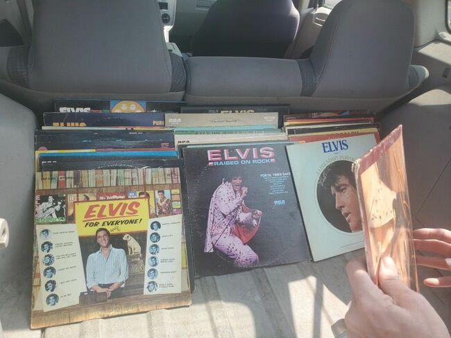 3 vintage original Elvis records