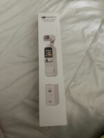 DJI Pocket 2 Exclusive Combo (Sunset White) - Pocket-Sized Vlogging Camera, 3-Axis Motorized Gimbal, 4K Video Recorder