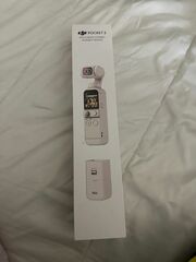 DJI Pocket 2 Exclusive Combo (Sunset White) - Pocket-Sized Vlogging Camera, 3-Axis Motorized Gimbal, 4K Video Recorder