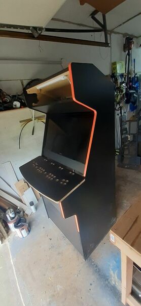 Empty Upright Arcade Cabinet