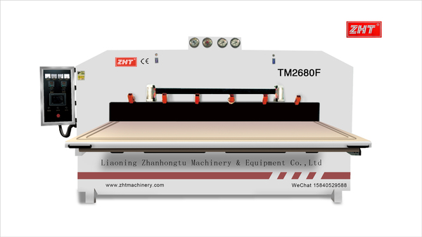 Two sides wood veneer core board negative and positive vacuum membrane press machine ZHT-TM2680F