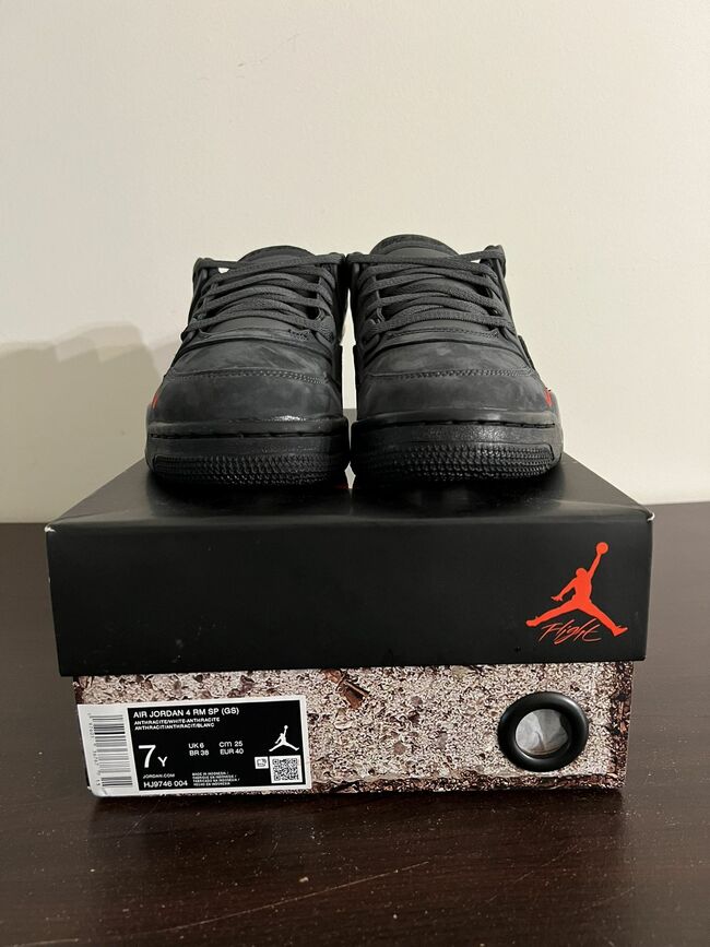 Air Jordan 4 RM SP x Nigel Sylvester Driveway Grey GS Size7Y/7mens/8.5W $200 Or Best Offer