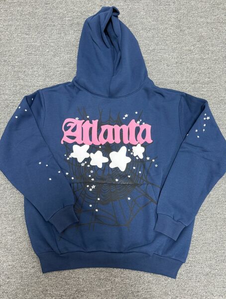 Sp5der Atlanta Hoodie (Navy)